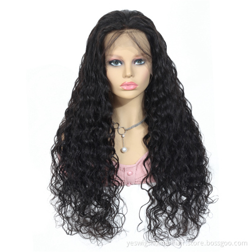 Vietnam Human Hair Wig Vendor Cheap Price Water Wave Lace Frontal Wigs Natural Hairline Pre Plucked Lace Wig Water Wave Hair